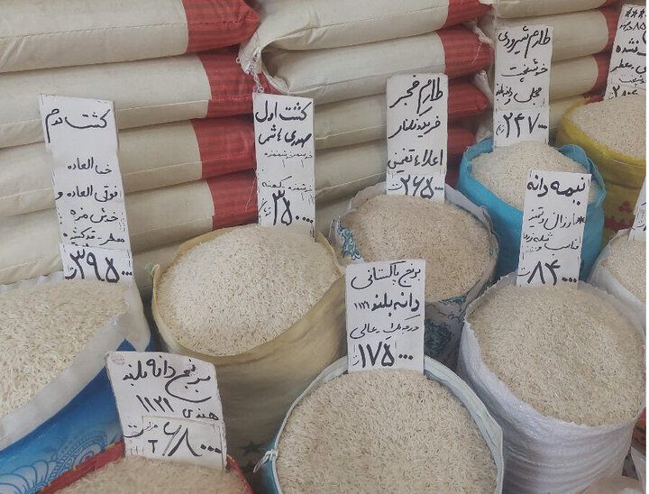 قیمت جدید برنج پاکستانی، هندی و ایرانی در بازار