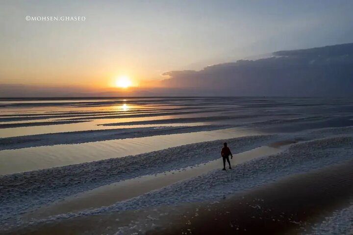 خبر عجیب درباره دریاچه ارومیه/ مساحت دریاچه ارومیه ۵ برابر شد - تصویر