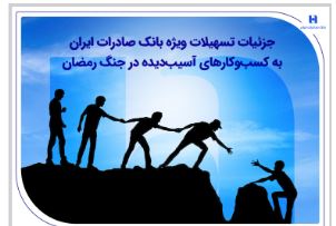 جزئیات تسهیلات ویژه بانک صادرات ایران به کسبوکارهای آسیبدیده
