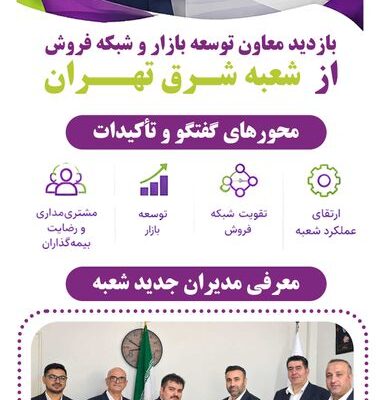 تأکید بر تقویت عملکرد شعبه و توسعه بازار